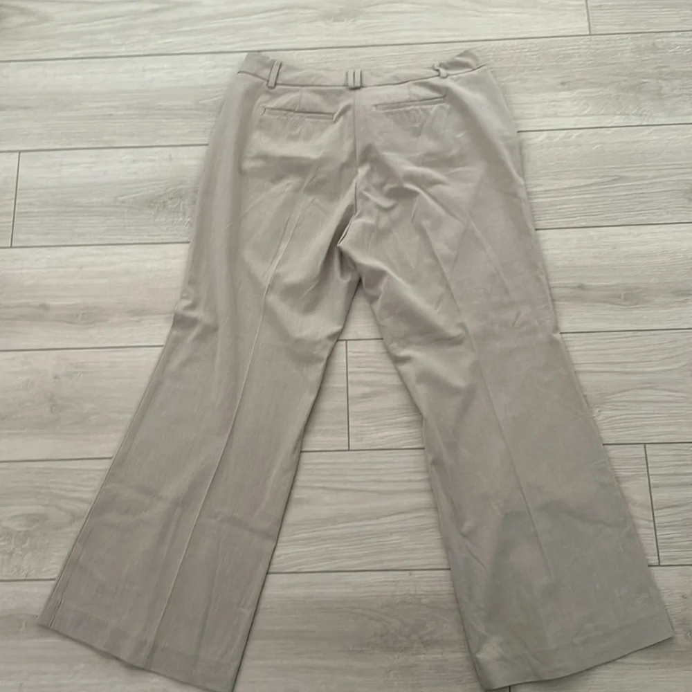 NY&CO Tan Flare Dress Pants - Size 16 - Picture 3 of 4